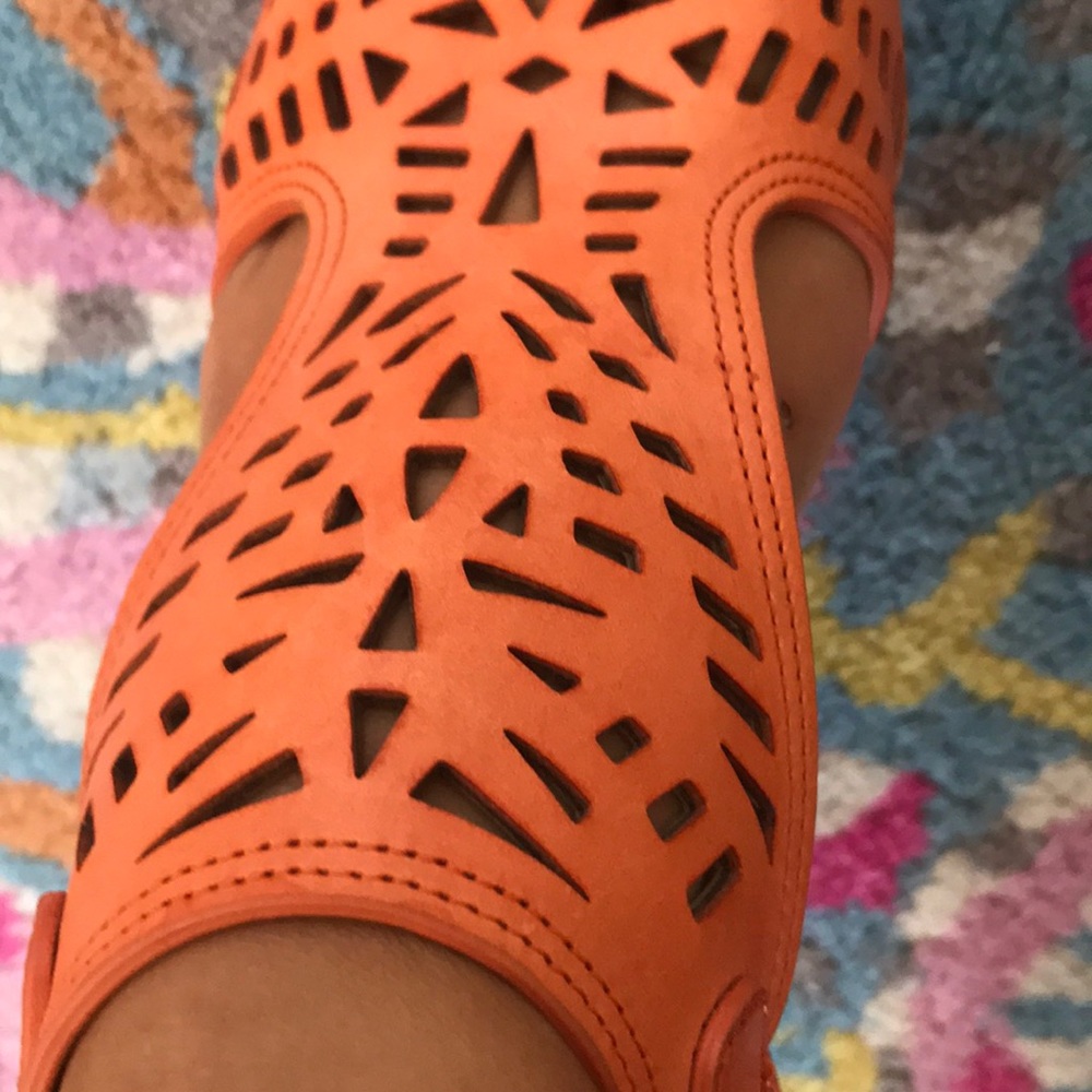 Coral cork wedges!!! - Picture 3 of 4